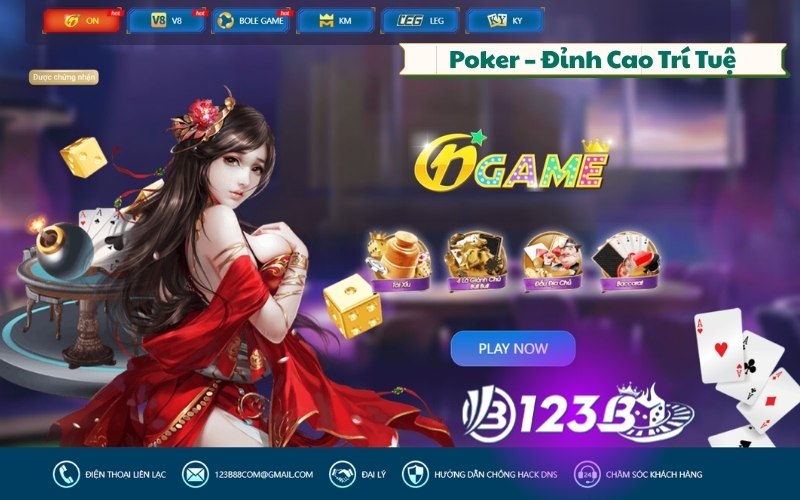 Poker – Đỉnh cao trí tuệ, thử thách chiến thuật tại 123B