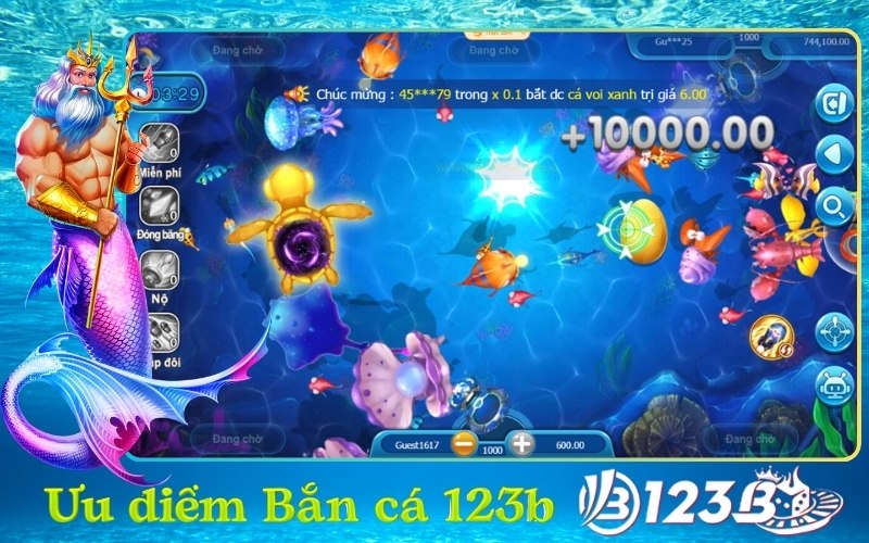 Ưu điểm nổi bật khi chơi bắn cá HD tại 123B – Đồ họa HD, đổi thưởng minh bạch